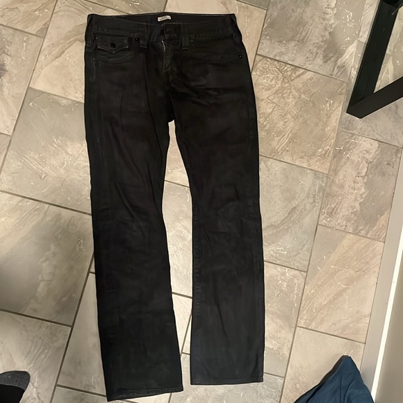 Authentic True Religion Ricky W/Flaps relaxed straight jeans. Mens size US31. - Picture 2 of 8